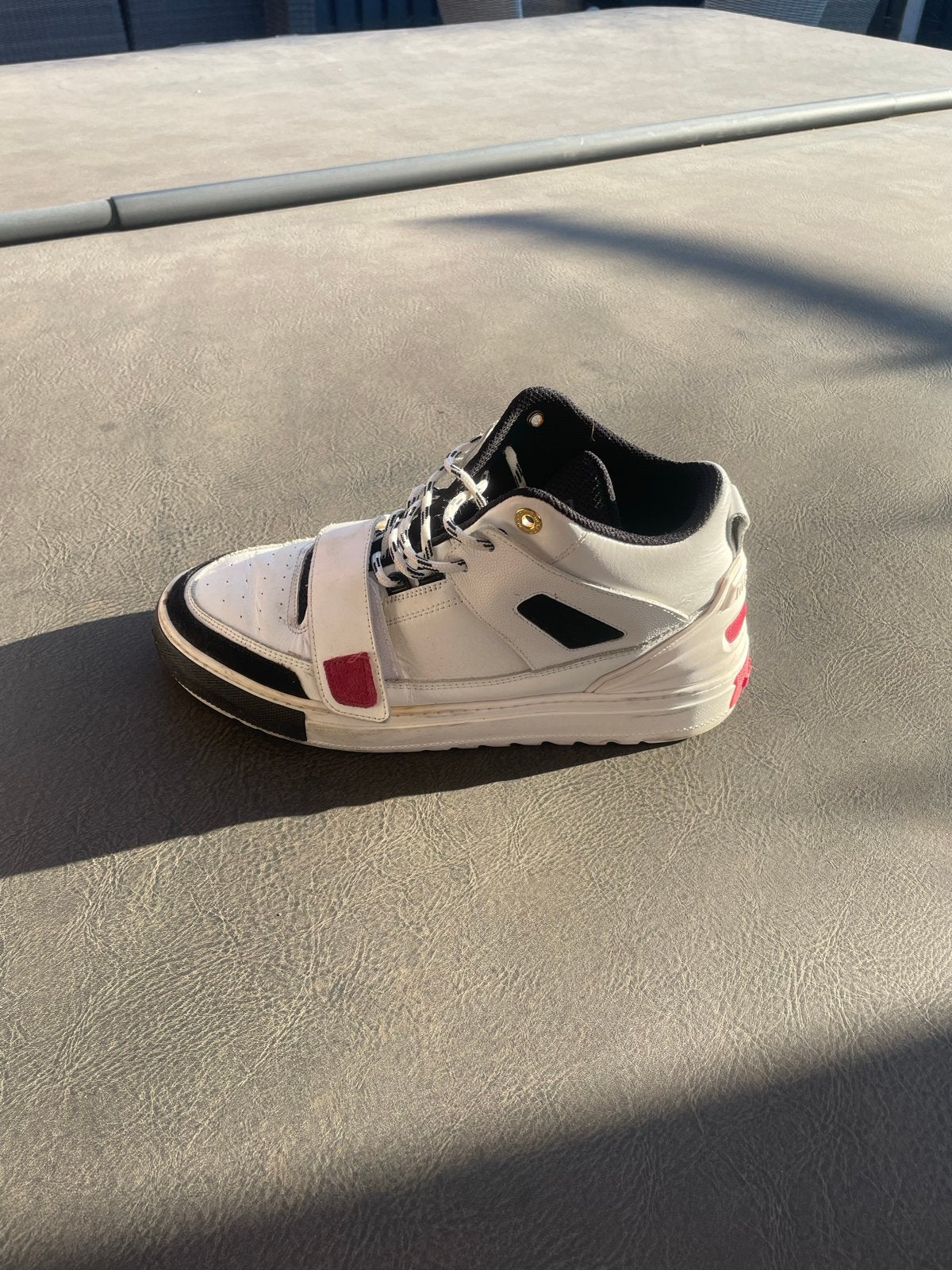 Stijlvolle Mason Garments met klittenband en veters maat 42, Kleding | Heren, Schoenen, Verzenden, Gedragen, Wit, Sneakers of Gympen