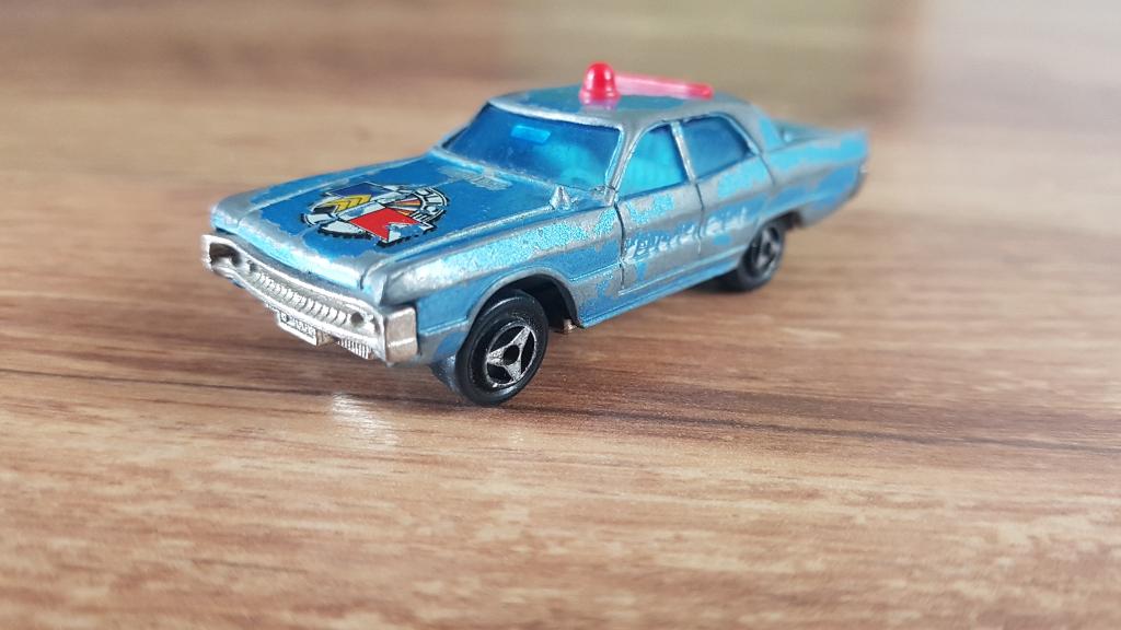 Plymouth Fury Police Car Majorette, Ophalen of Verzenden, Gebruikt, Auto