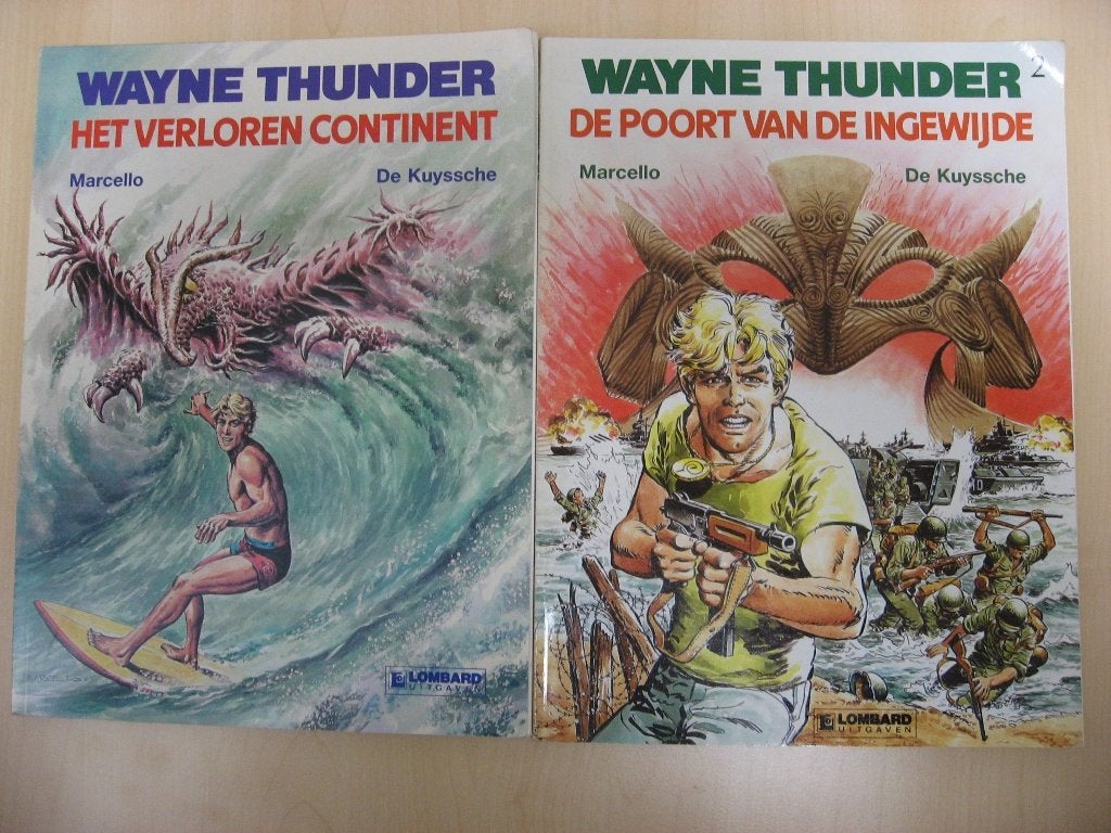 Wayne Thunder. 2 Delen., Meerdere stripboeken, Ophalen of Verzenden, Gelezen