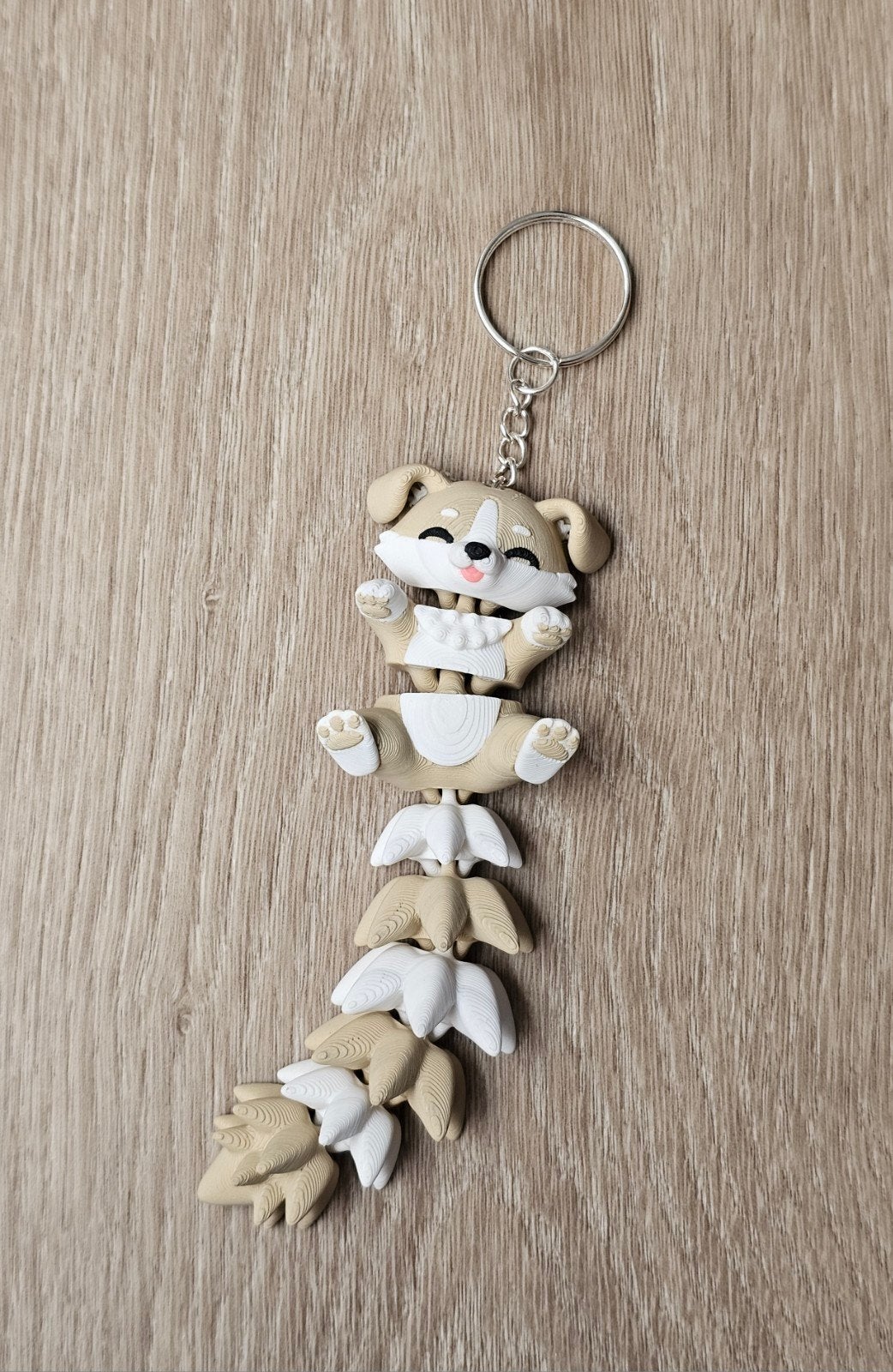 3D geprinte sleutelhanger hond, Ophalen of Verzenden, Nieuw, Dier of Natuur