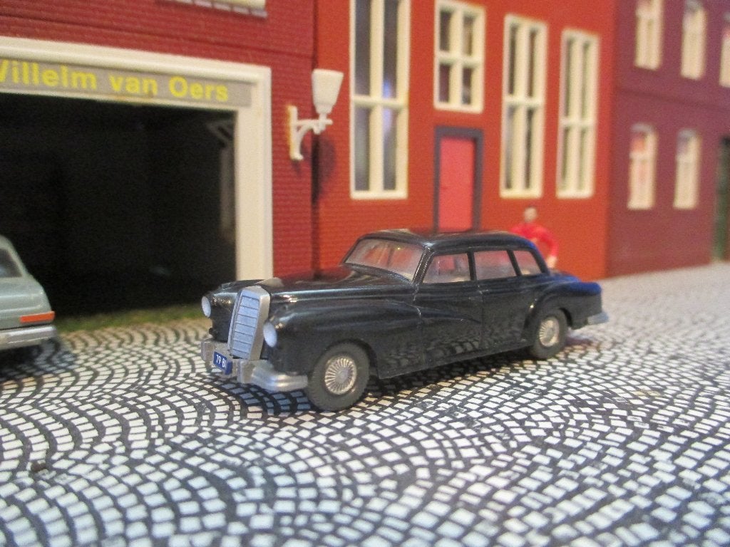 Mercedes Benz W189 300D Wiking zwart met NL kentekenplaten, Ophalen of Verzenden, Gebruikt, Auto, Wiking