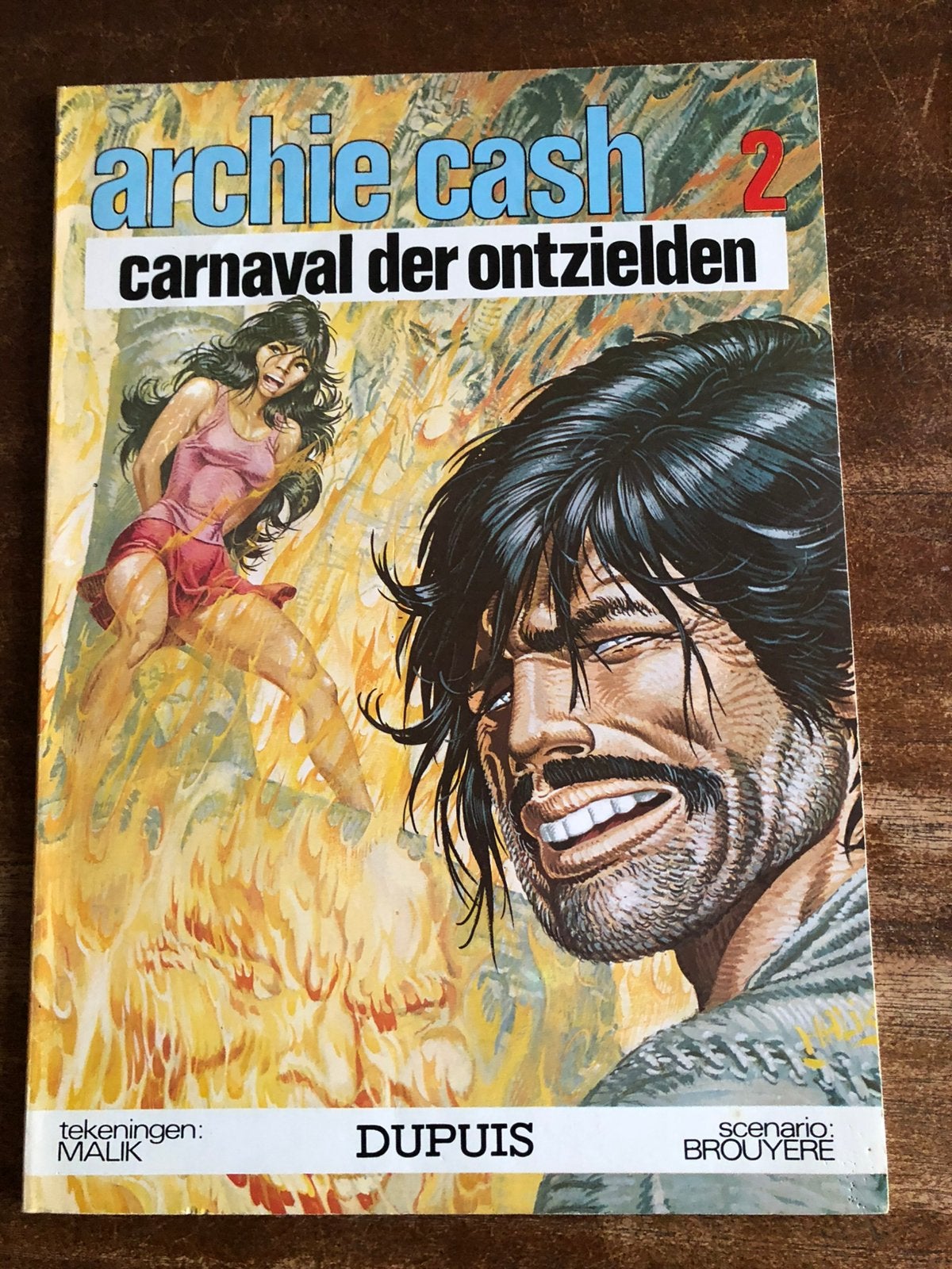 Archie Cash - carnaval der Ontzielden (1978 1e druk), Eén stripboek, Ophalen of Verzenden, Zo goed als nieuw