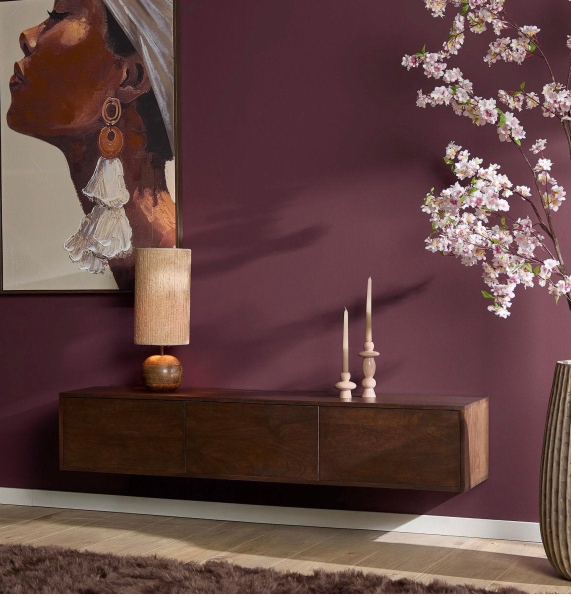 Stijlvol Tv-meubel 160cm - Zwevend Design, Huis en Inrichting, Ophalen, Japandi., 150 tot 200 cm, Nieuw