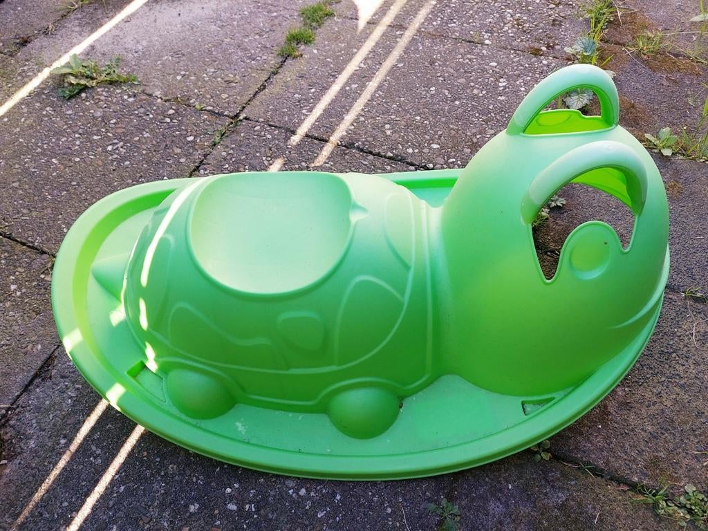 Groene Schildpad Schommelwip voor Kinderen, Ophalen of Verzenden, Gebruikt