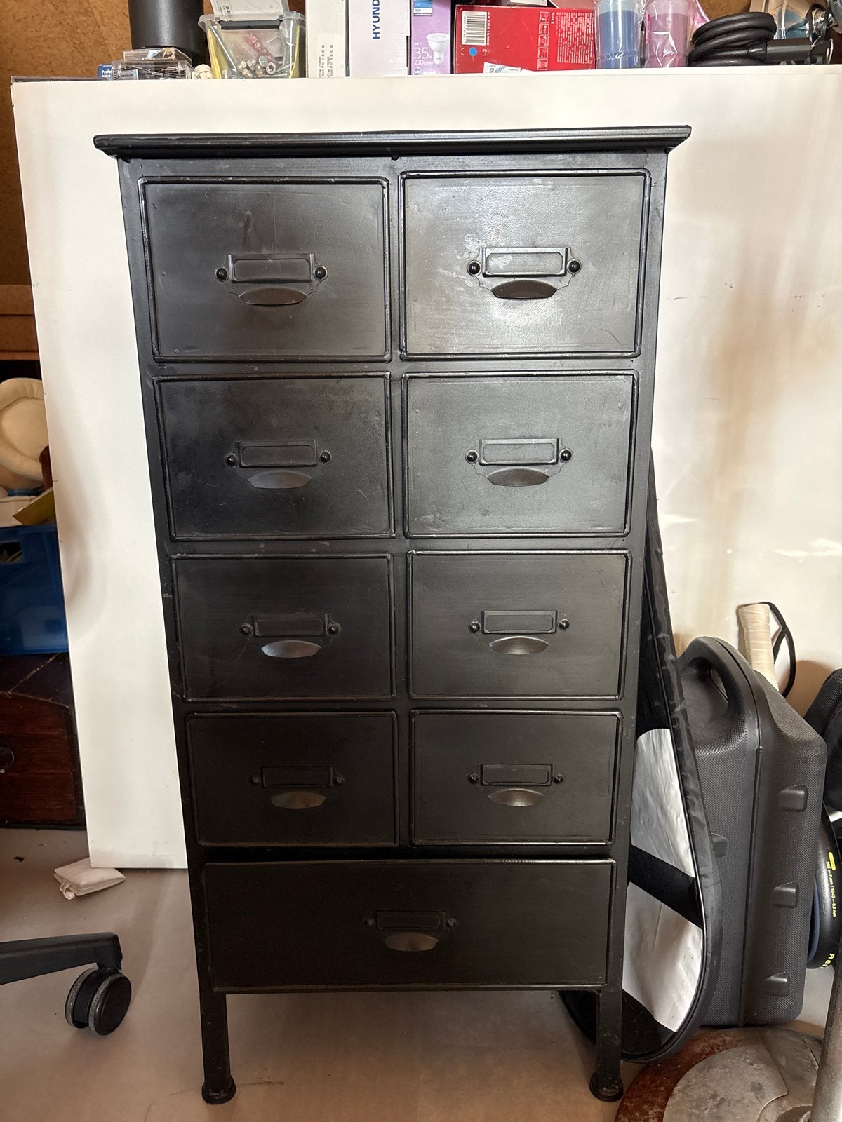 Merk wood kast met lade, Ophalen, Minder dan 50 cm, Gebruikt, 100 tot 150 cm