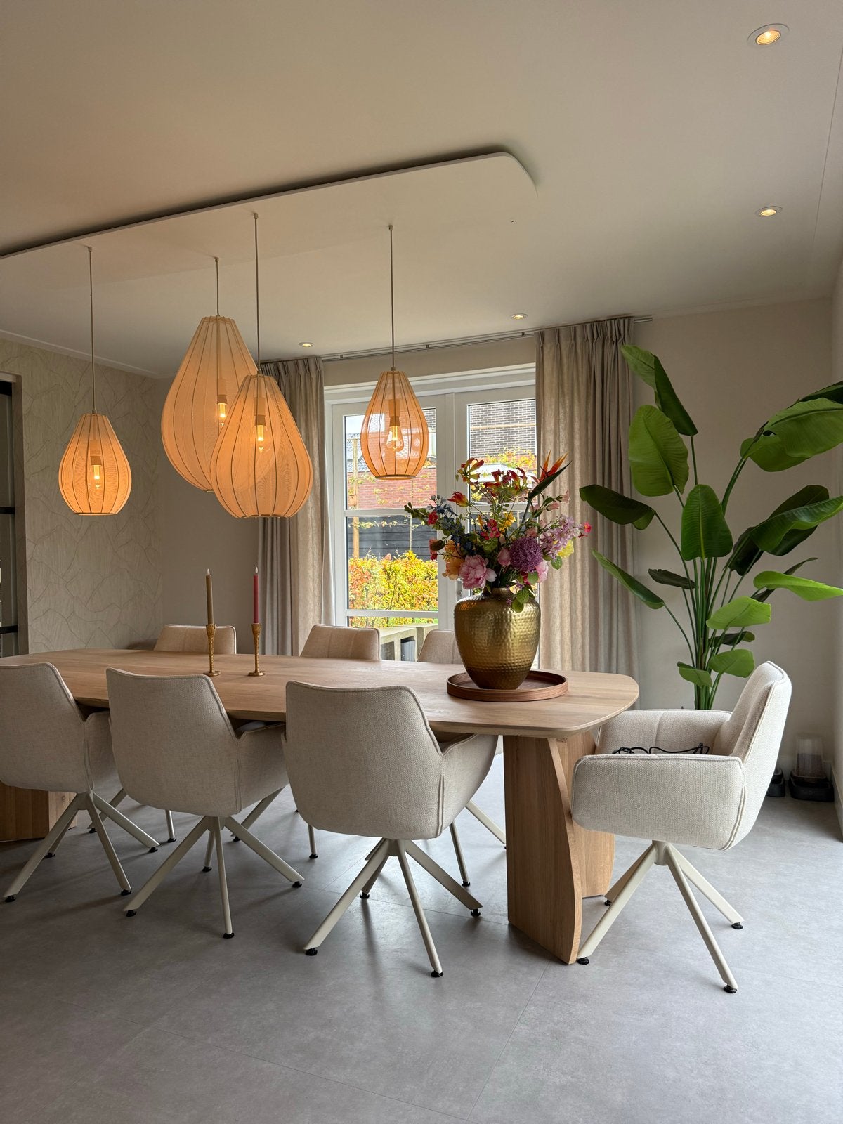 Set van 8 comfortabele eetkamerstoelen - Monaco, Ophalen, Overige kleuren, Zo goed als nieuw, Stof