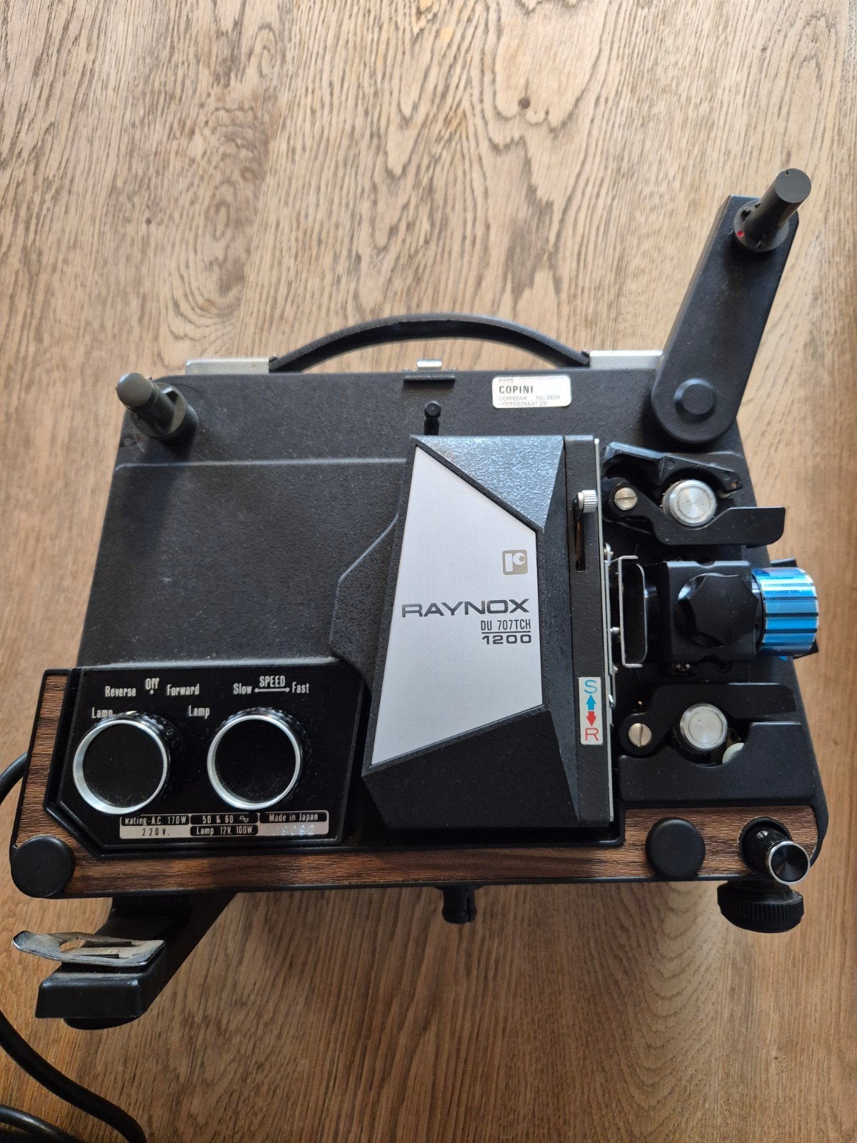 Filmprojector, Ophalen