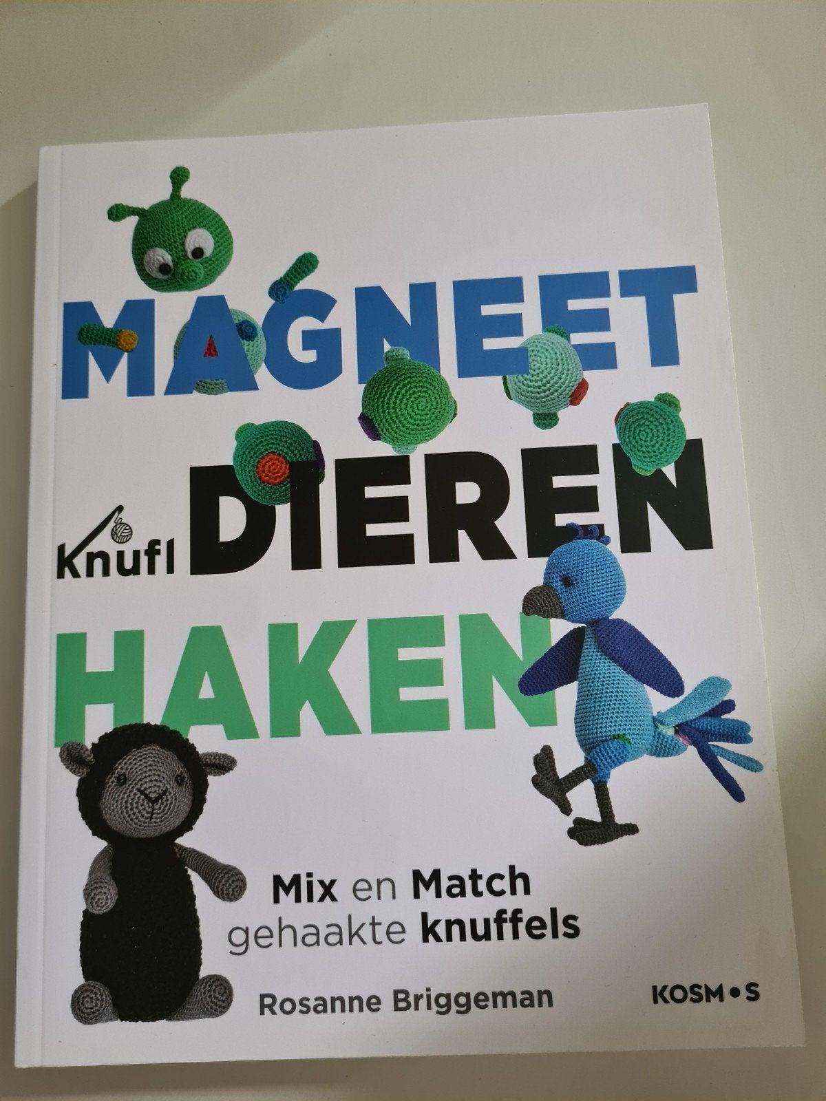 Magneet knuffel dieren haken Rosanne Briggeman is Nieuw, Hobby en Vrije tijd, Breien en Haken, Ophalen, Nieuw, Haken, Patroon of Boek