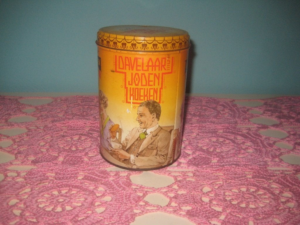 blik/trommel davelaar, Ophalen of Verzenden, Gebruikt, Overige