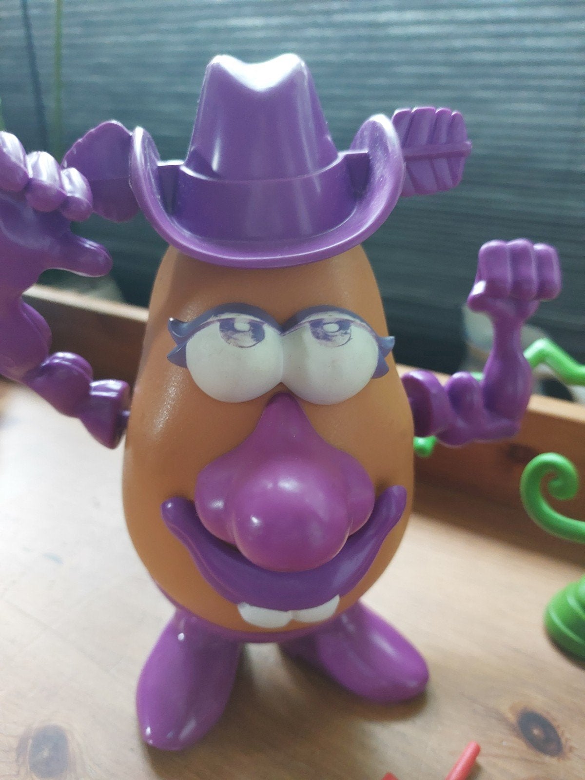 Potato head paars en groen Disney, Ophalen of Verzenden