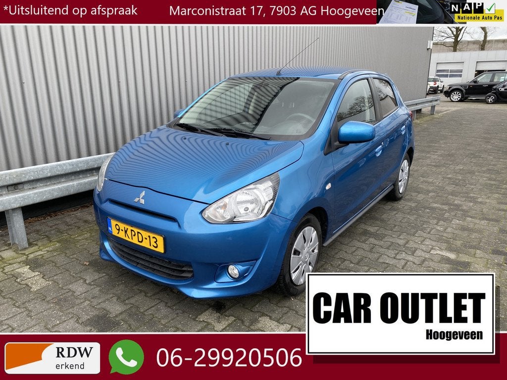 Mitsubishi Space Star 1.2 Invite AUTOMAAT, 5Drs, Airco, nw., Auto's, Mitsubishi, Euro 5, Stof, Gebruikt, 200 kg