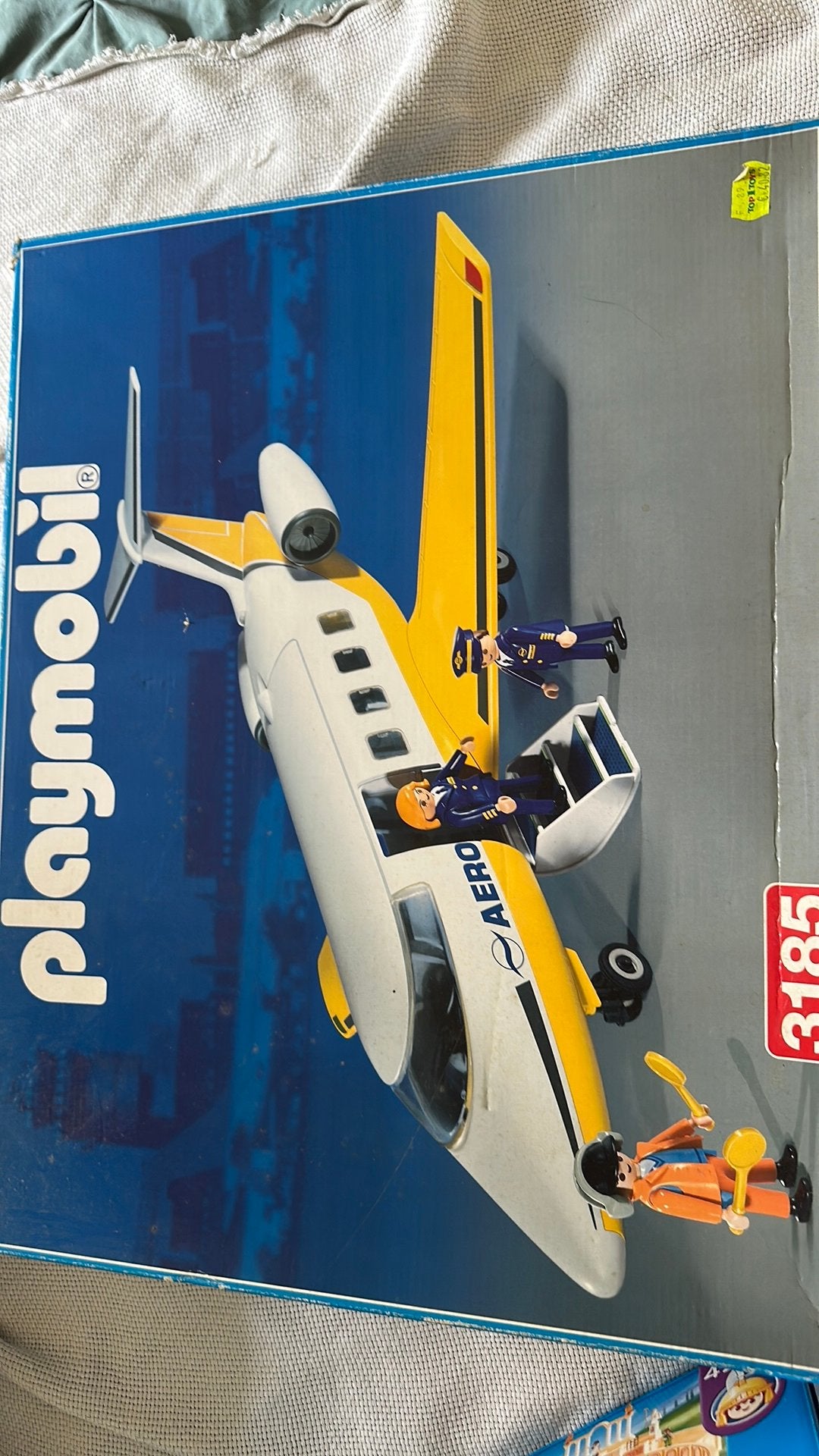 Playmobil vliegtuig. 3185, Ophalen of Verzenden, Zo goed als nieuw