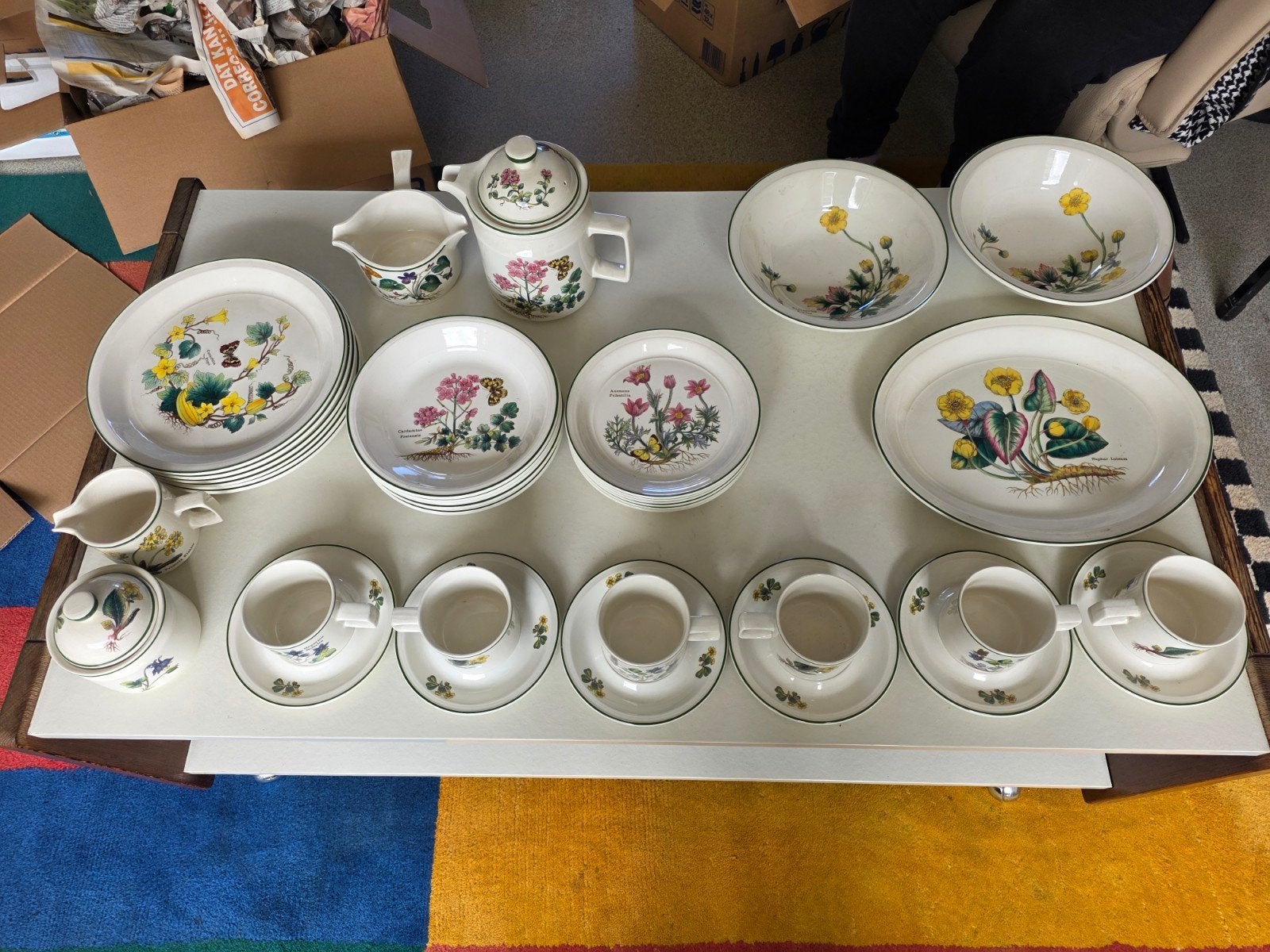 Enoch Wedgwood Tunstall Florabunda, Ophalen of Verzenden, Zo goed als nieuw, Wedgwood, Aardewerk