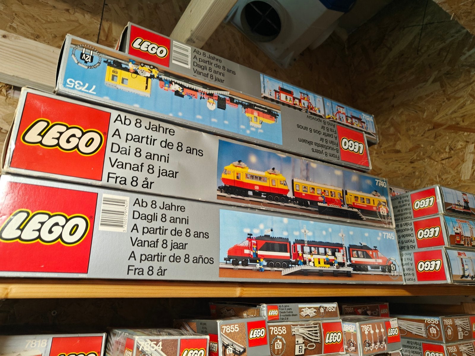 Grote verzameling Lego treinen 12v 9v en jaren 70 in doos, Ophalen, Gebruikt, Lego, Compleet