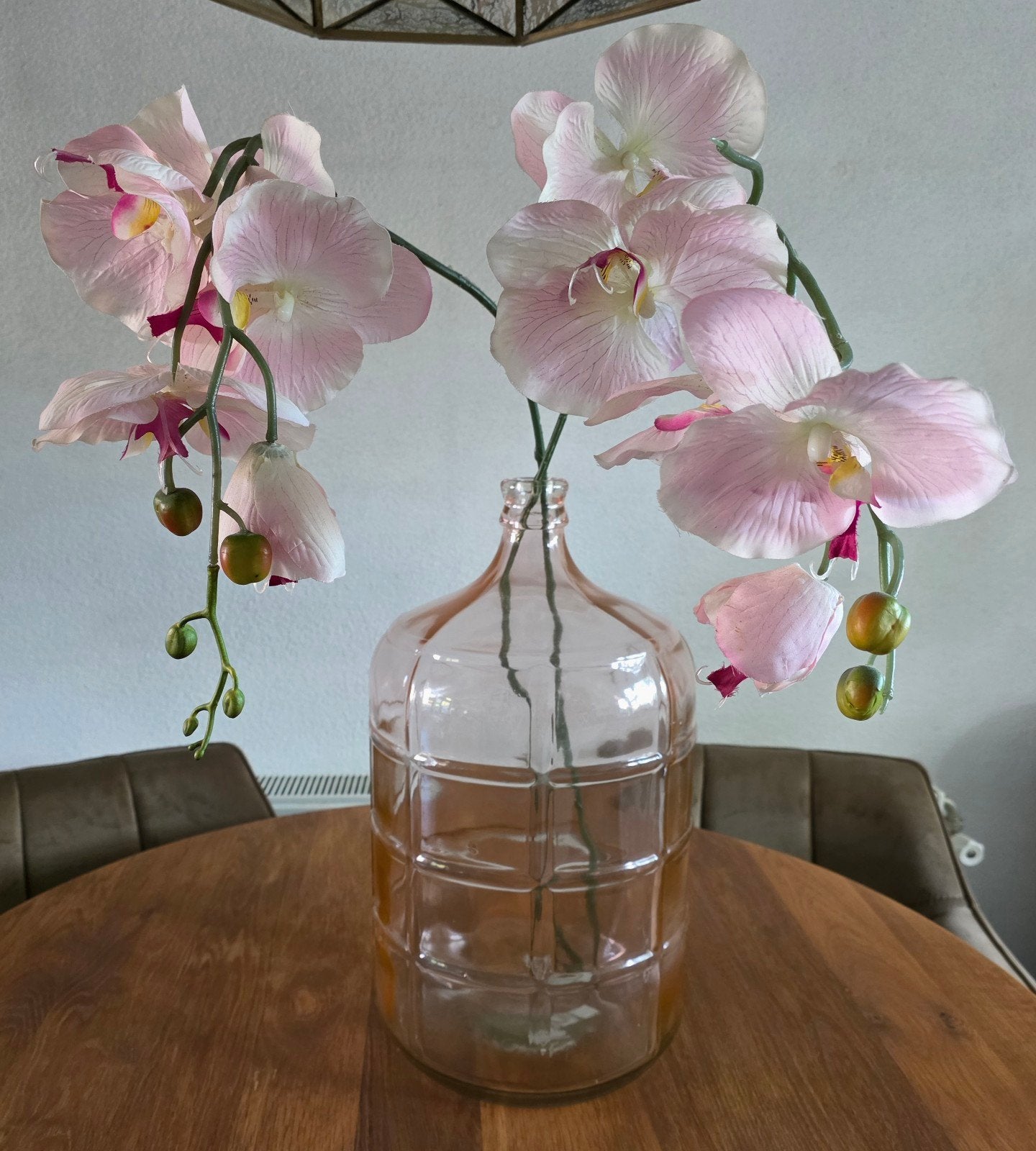 Riverdale Vaas Fresh Roze 49cm hoog, Ophalen, Gebruikt, Met patroon/structuur, 49 cm