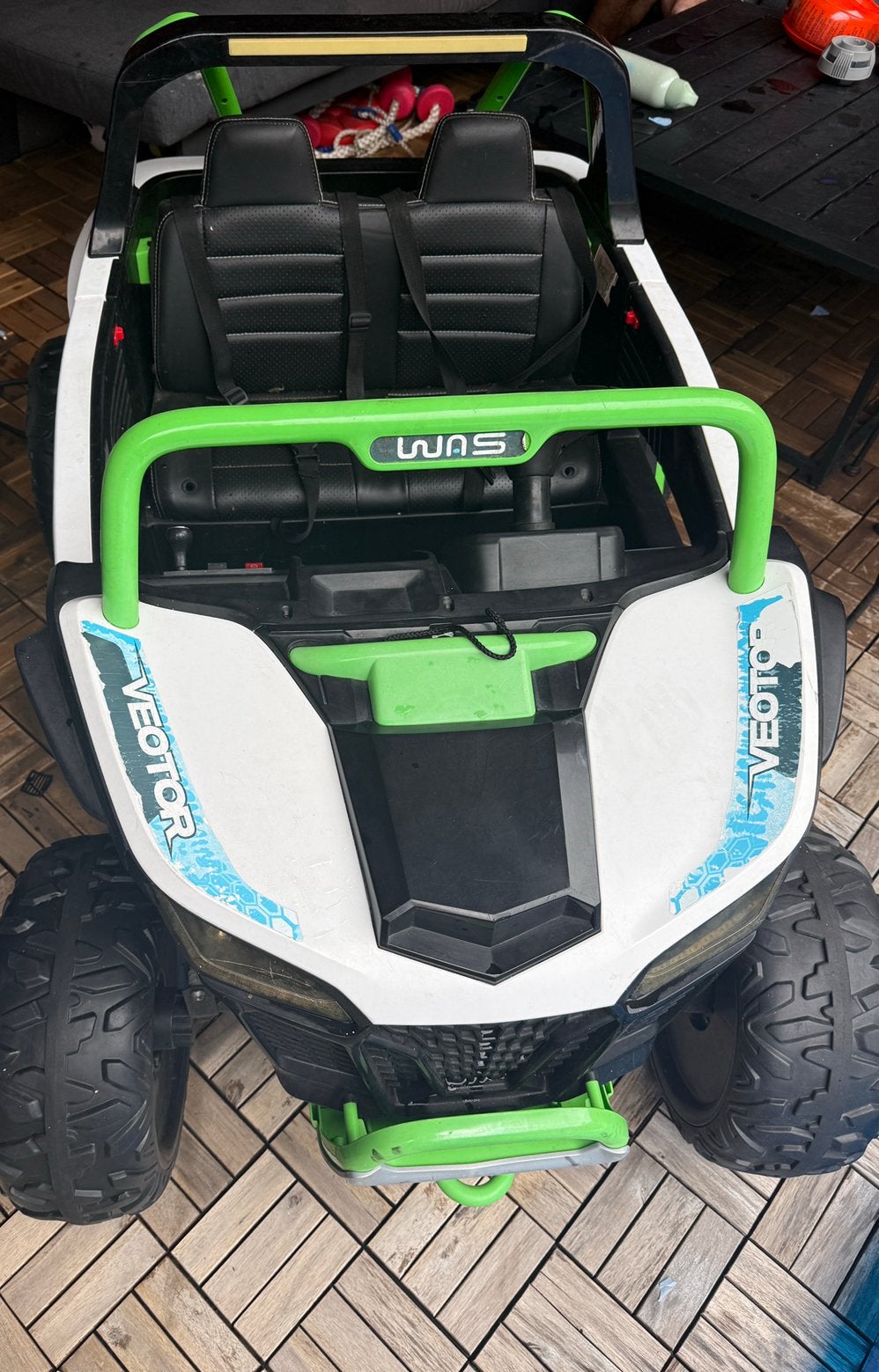 Stoere Elektrische Kinderbuggy 24V 2-persoons, Ophalen, Zo goed als nieuw
