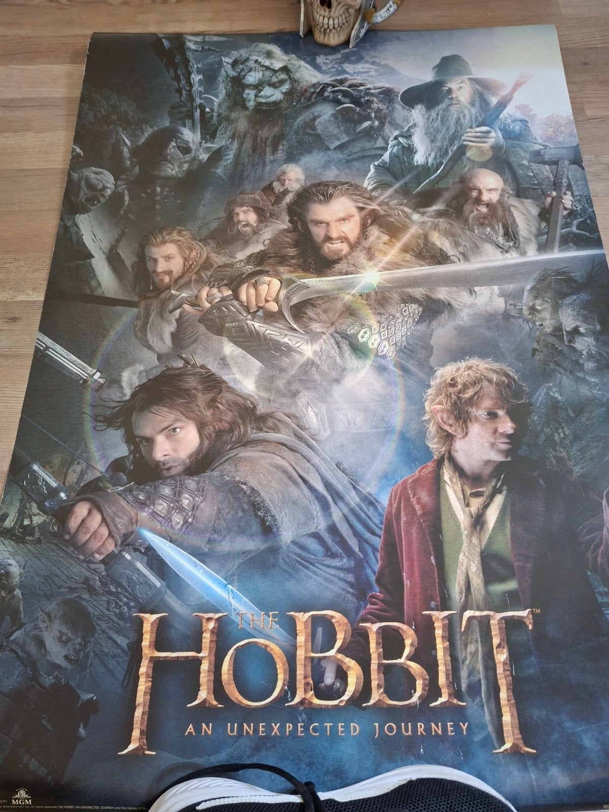 2x Poster: Lord of the Rings & The Hobbit - Filmklassiekers, Verzamelen, Deurposter of groter, Ophalen of Verzenden, Film en Tv