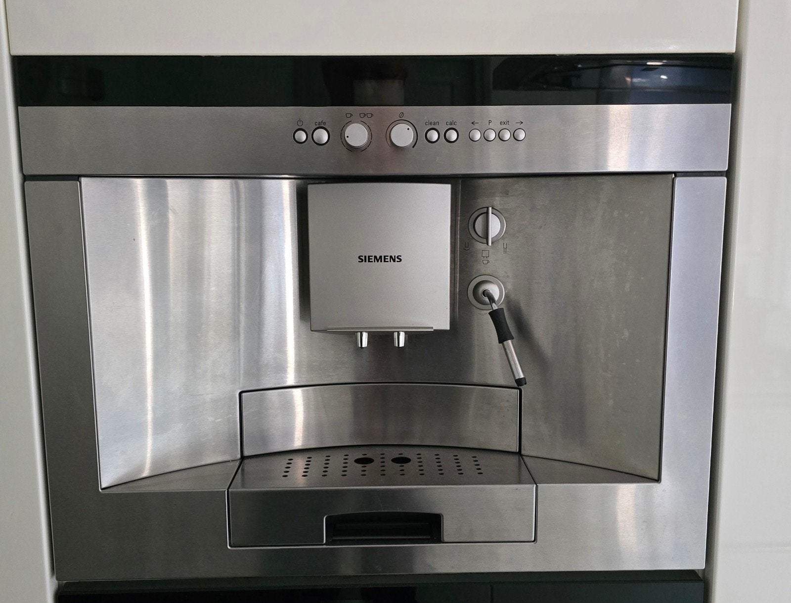 Siemens Inbouw Koffiemachine TK68E met slede, Ophalen, Gebruikt, Koffiemachine, Koffiebonen