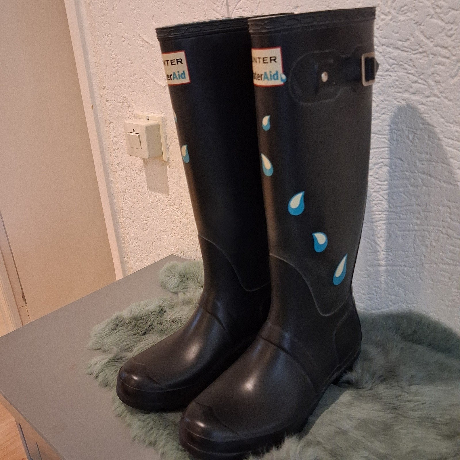 Hunter WaterAid Regenlaarzen Maat 38 Zwart, Kleding | Dames, Zwart, Ophalen of Verzenden, Regenlaarzen, Hunter