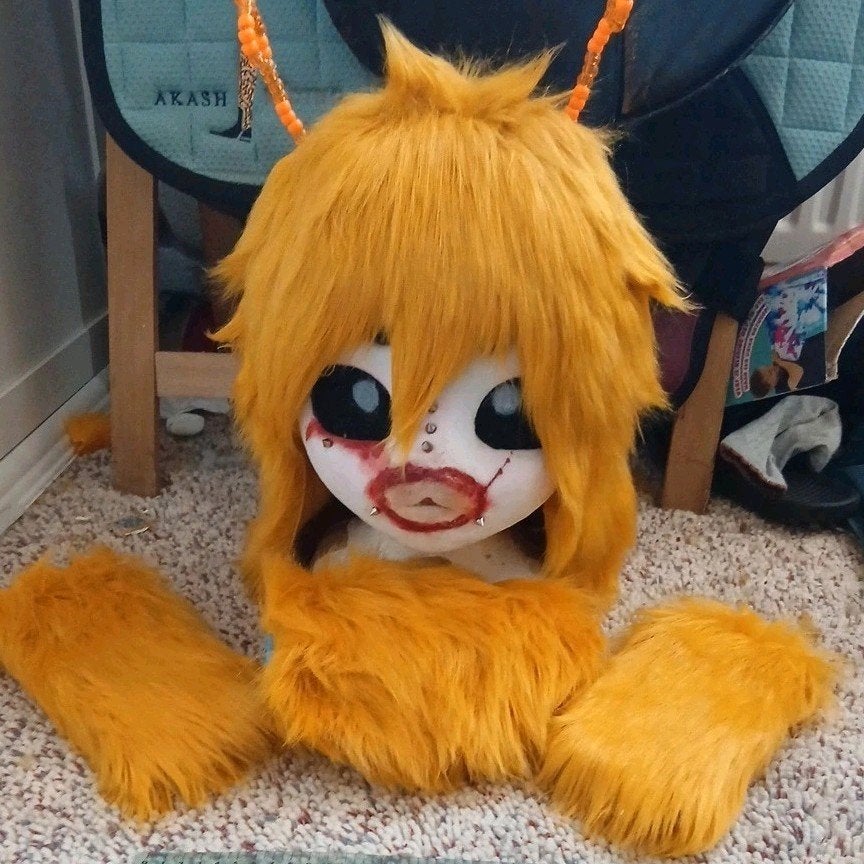 Kigurumi alien bug fursuit! Mq, Hobby en Vrije tijd, Ophalen of Verzenden