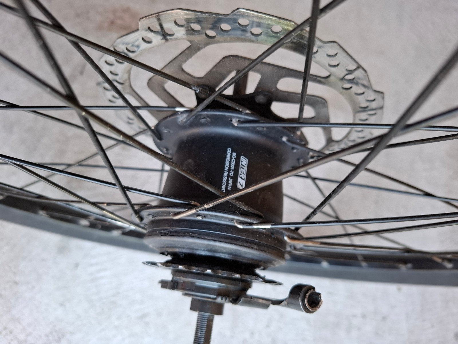 Shimano Nexus 7V versnellingsnaaf, model SC-C3001-7D  Nieuw, Ophalen of Verzenden