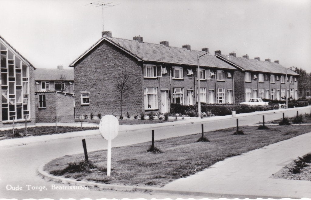 18552 Oude Tonge beatrixstraat ongelopen fotokaart 1964, Verzenden, 1960 tot 1980, Ongelopen, Noord-Holland