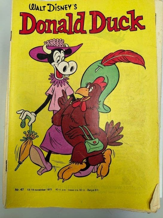 Donald Duck weekbladen uit 1971, Complete serie of reeks, Ophalen of Verzenden, Gelezen, Walt Disney
