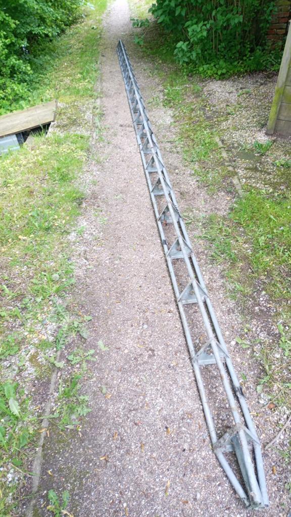 Truss in drie delen, ca. 7 meter lang, Ophalen, Gebruikt, Overige typen, 5 meter of hoger