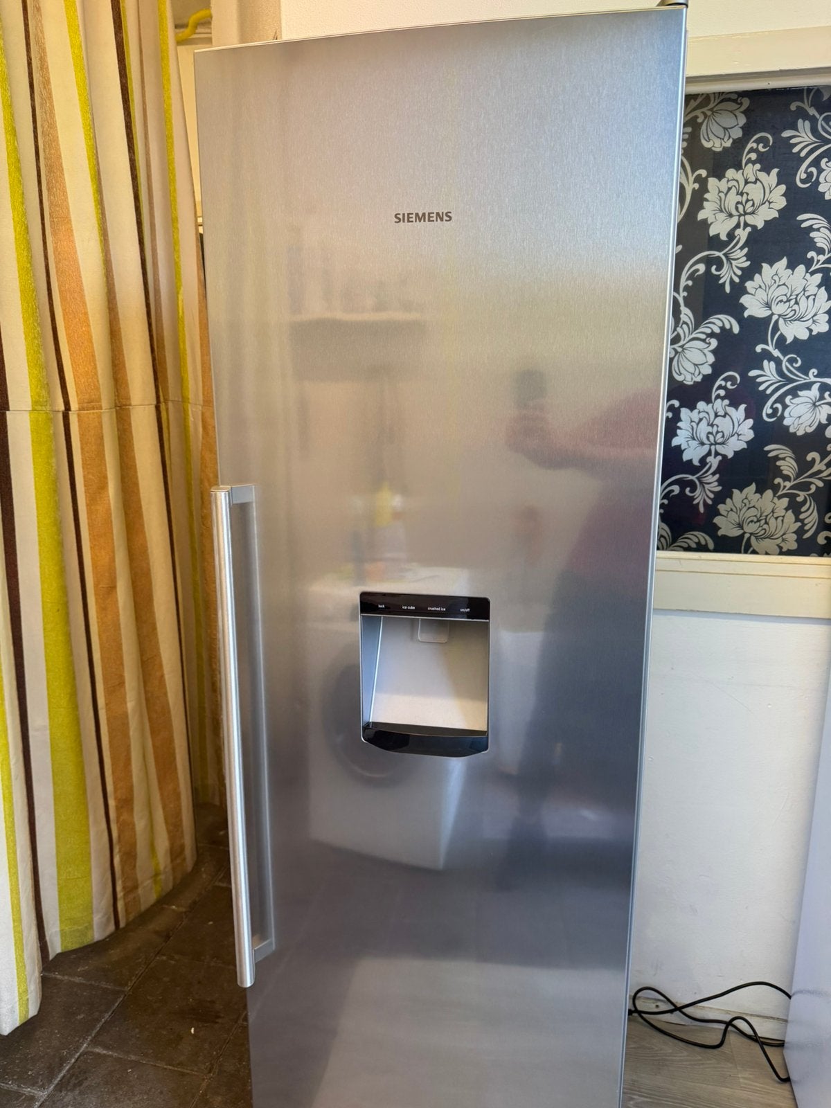 NoFrost RVS Vriezer | Siemens | Groot 187cm | Schoon en Fris, Witgoed en Apparatuur, Gebruikt, Minder dan 60 cm, 160 cm of meer