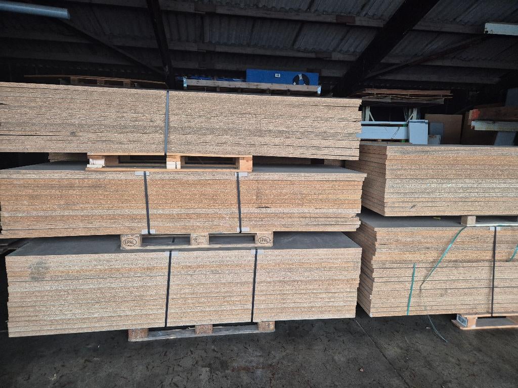 Spaanplaat legborden platen 269x91cm 30 + 38 mm dik ( 453 )