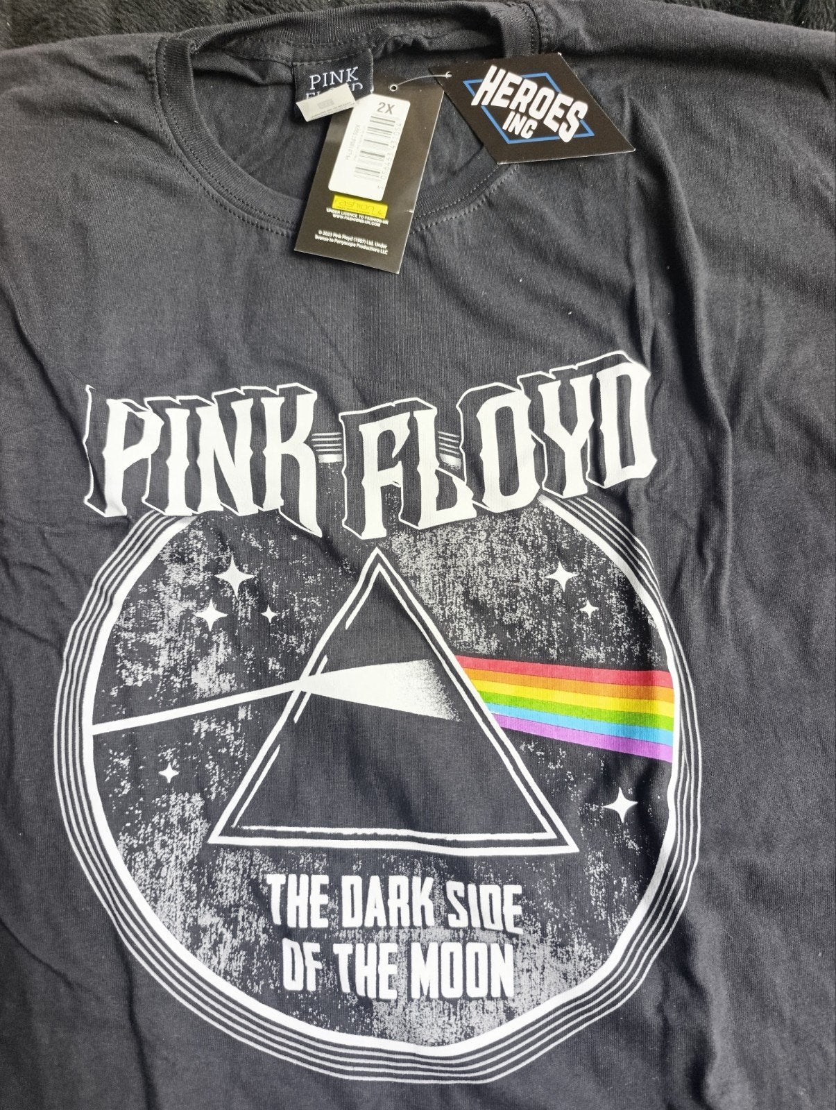 Pink Floyd The Dark Side of the Moon T-shirt XXL, Pink Floyd, Zwart, Nieuw, Overige maten