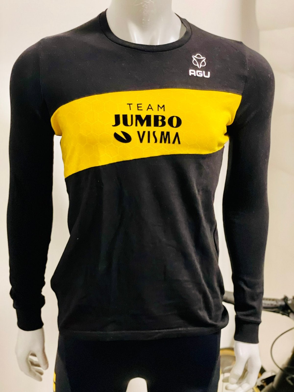 Sportkleding sportshirt T-shirt lange mouwen maat XS Agu, Zwart, Wandelen of Outdoor, Ophalen of Verzenden, Maat 46 (S) of kleiner