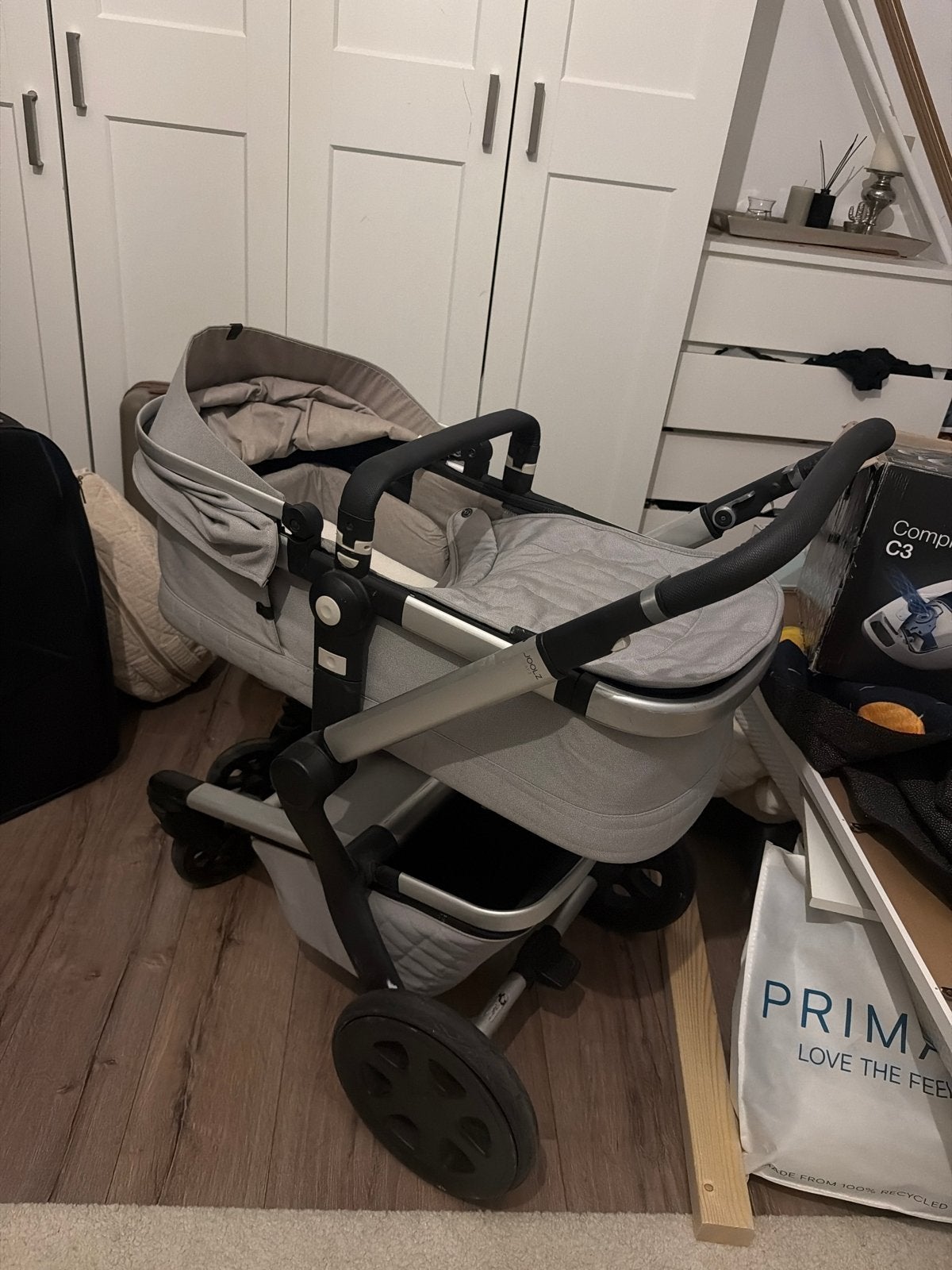 Joolz kinderwagen met voetenzak - Gebruikt, Gebruikt, Combiwagen, Met reiswieg, Ophalen