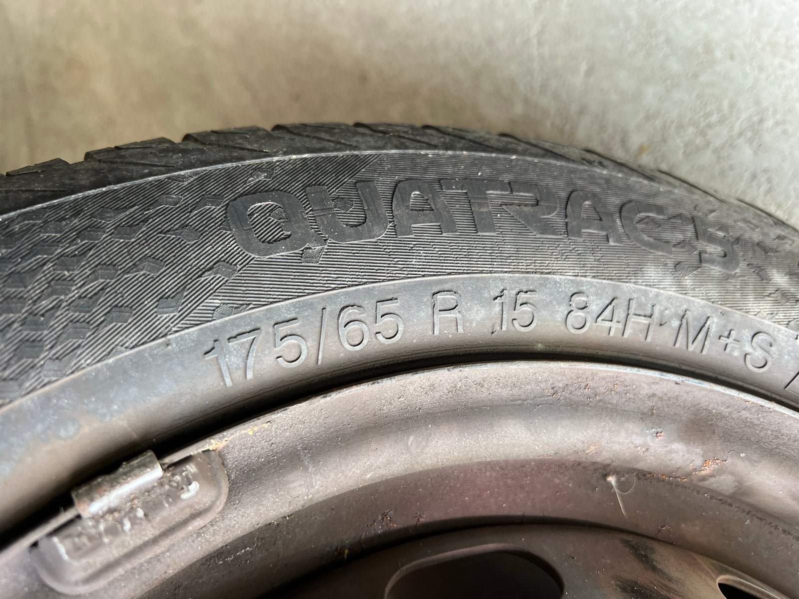Vredestein Quatrac 5 All Season banden op velg 175/65 R15, Ophalen of Verzenden