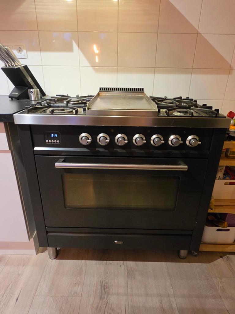 Boretti oven kookplaat en teppanyaki, Witgoed en Apparatuur, Fornuizen, Ophalen of Verzenden