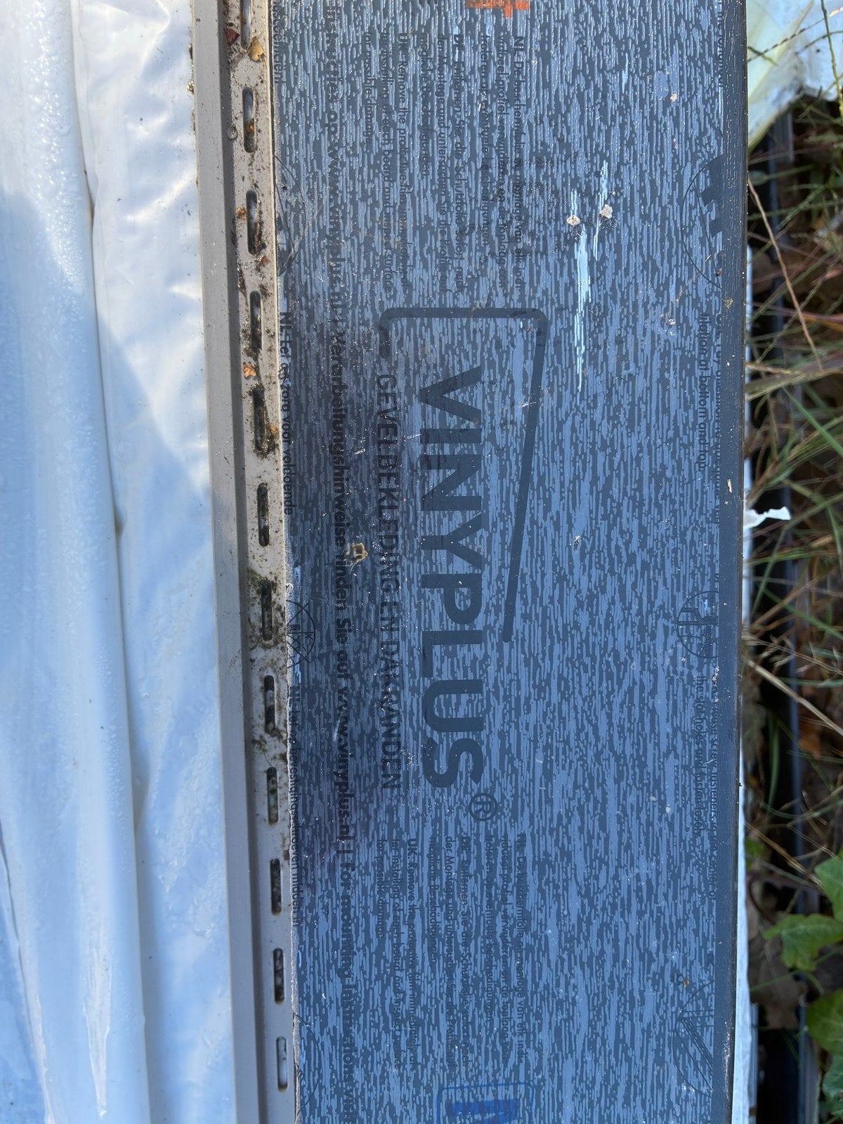 VinyPlus gevelbekleding - zwart/grijs, Doe-het-zelf en Verbouw, Ophalen, Nieuw