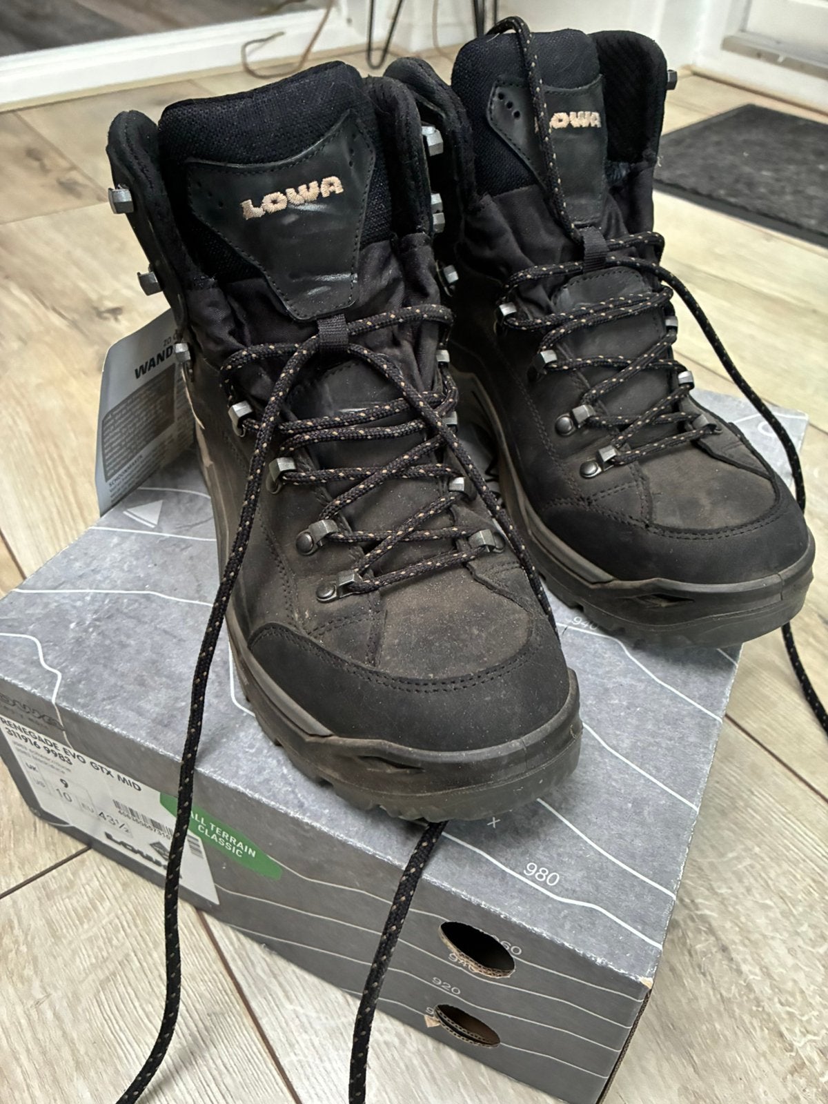 Wandelschoen hoog LOWA maat 43,5, Sport en Fitness, Bergsport en Wandelen, Ophalen of Verzenden, Zo goed als nieuw, Schoenen