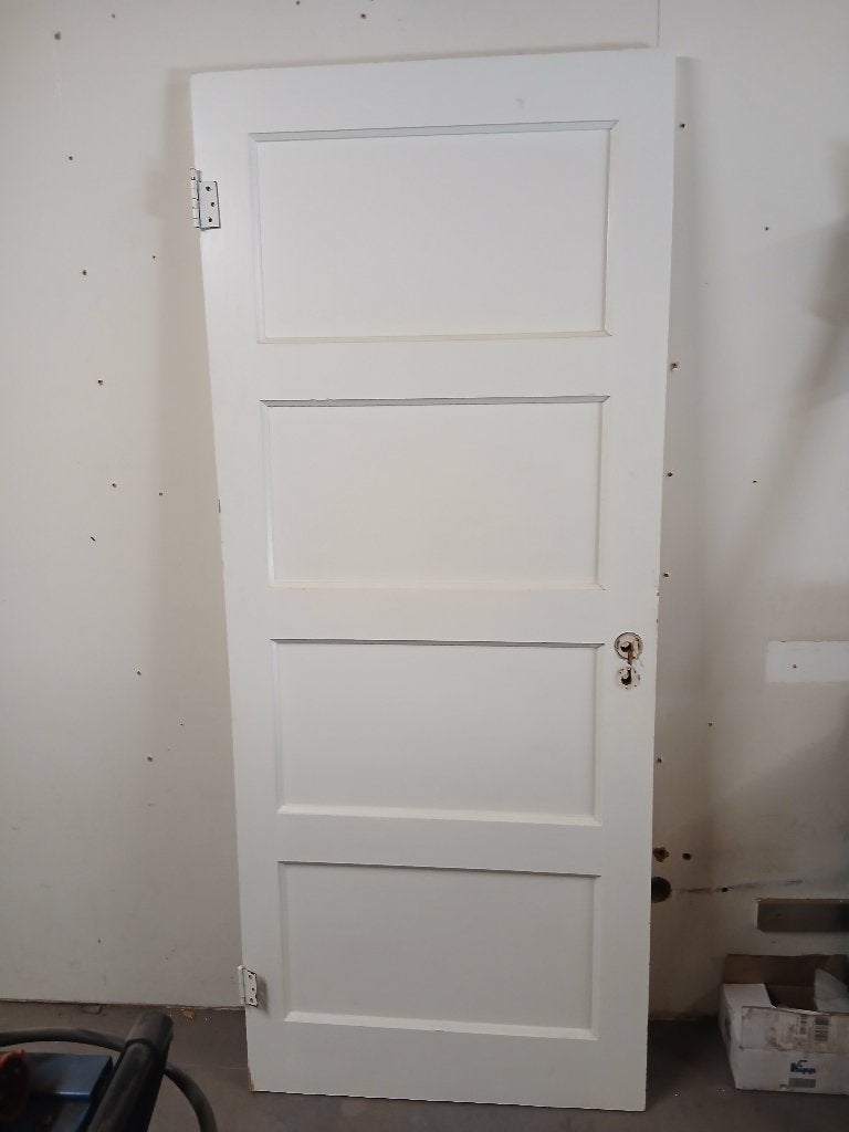 Paneeldeur, Ophalen, Gebruikt, 80 tot 100 cm, Binnendeur