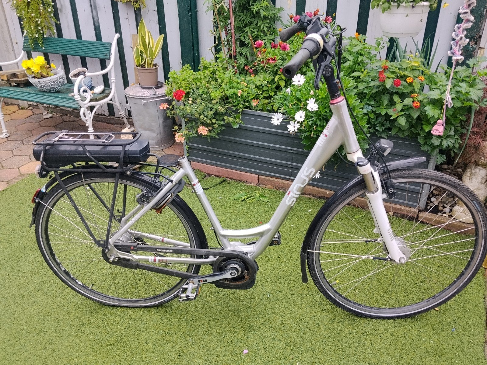 Elektrische fiets onderdelen - Bosch motor, 8 versnellingen, Ophalen of Verzenden, Gebruikt, Overige merken