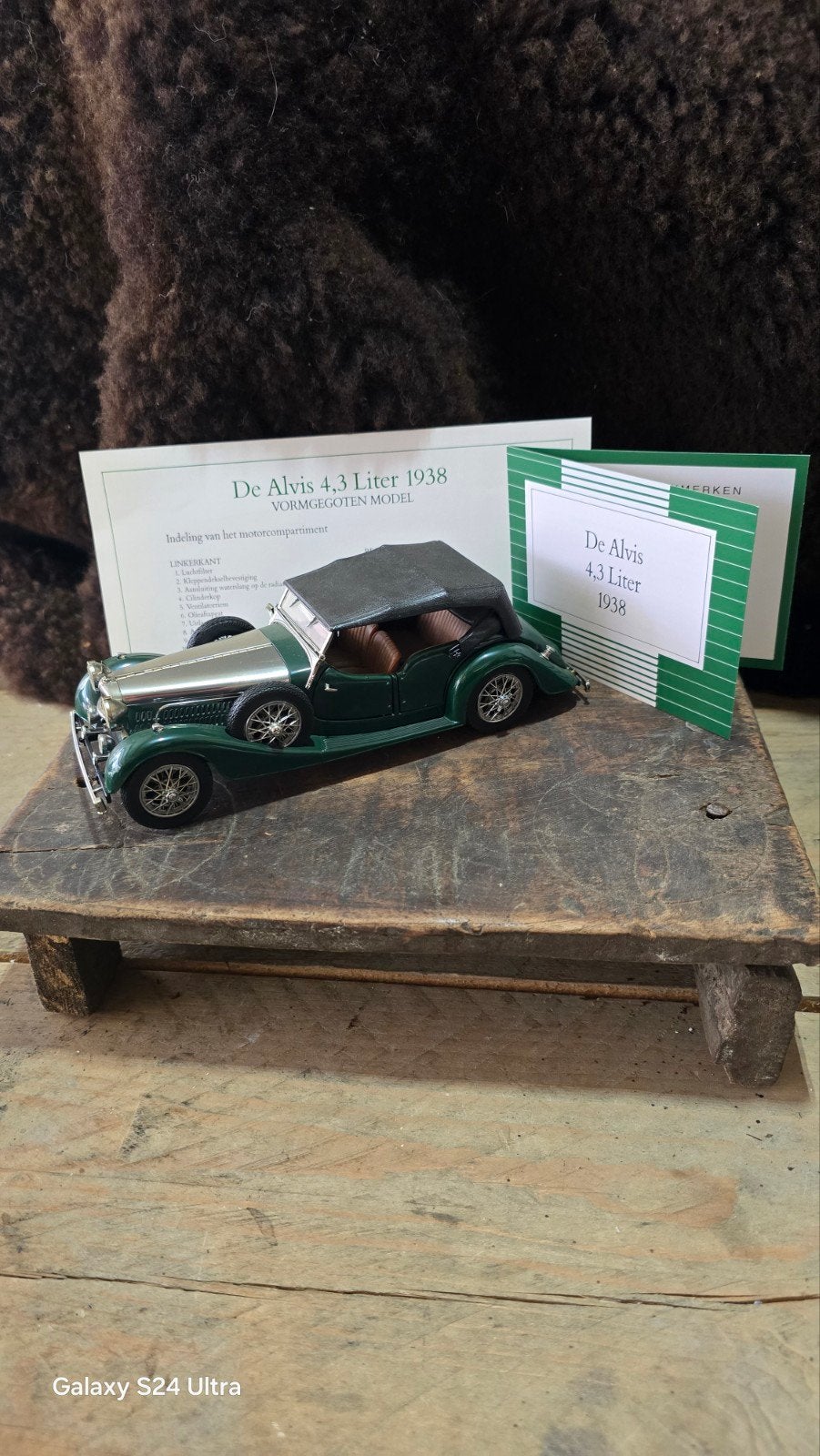 A3 > Alvis 4.3 Litre uit 1938,
( Franklin Mint ), Ophalen of Verzenden