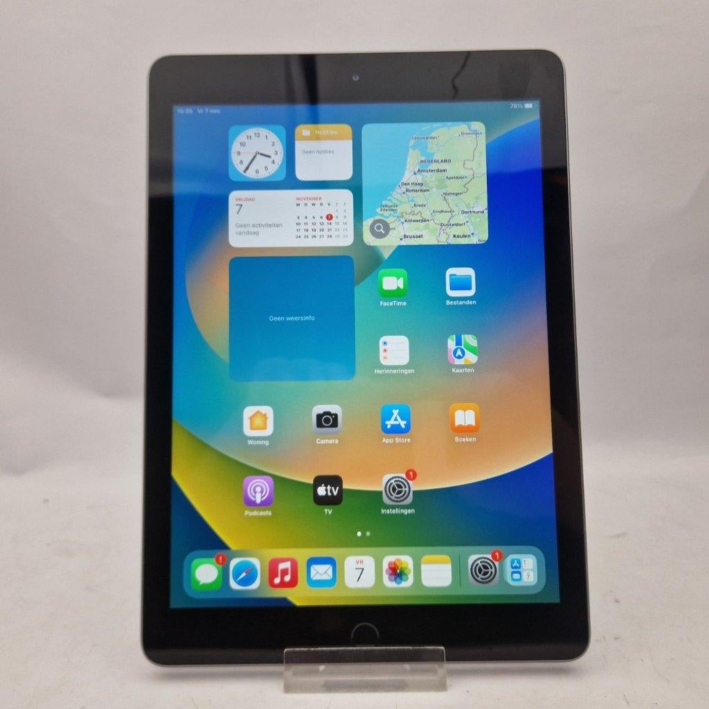 Apple iPad 5 (2017) 32GB || WiFi || IOS 16 || Nu maar €64,99, Ophalen of Verzenden, Zo goed als nieuw, 10 inch, Bescherming voor- en achterkant