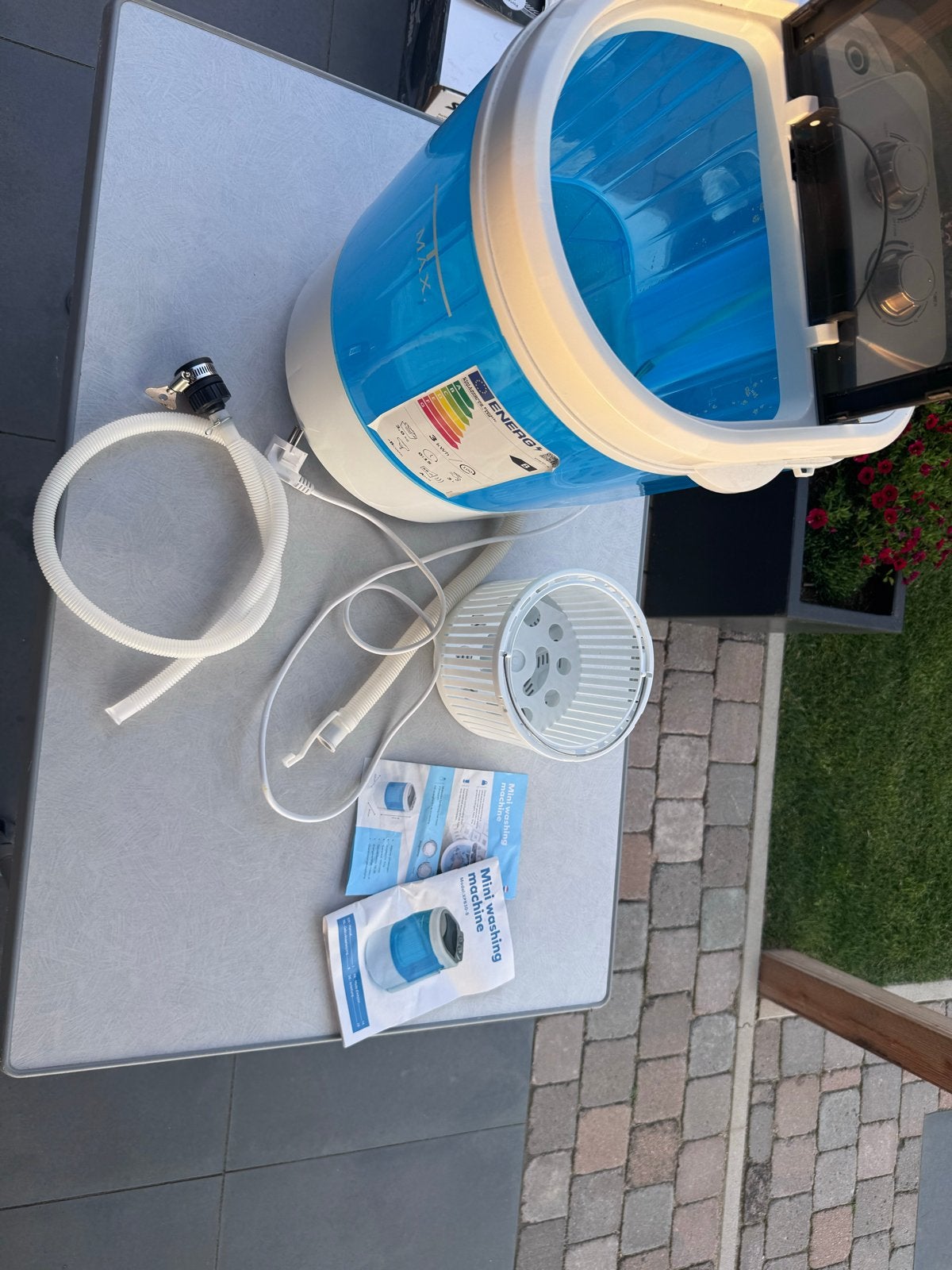 Mini Wasmachine XPB30-8 - Compact en Draagbaar, Witgoed en Apparatuur, Wasmachines, Zo goed als nieuw, Bovenlader, Minder dan 4 kg