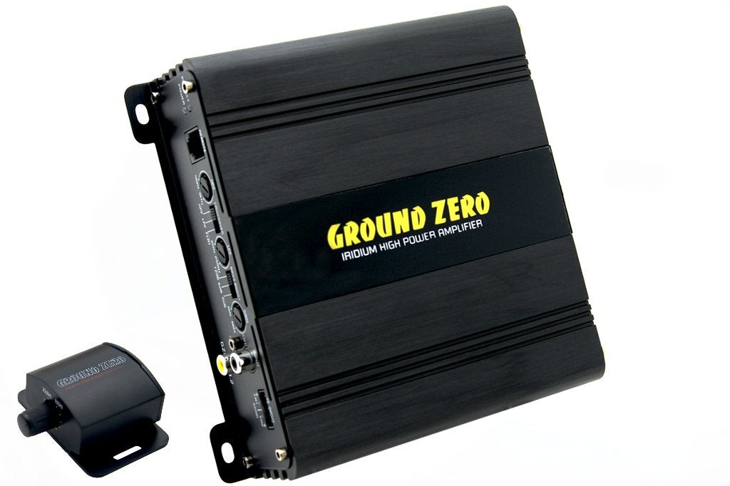 Ground Zero GZIA 100.2 Versterker 2-Kanaals +Bass Controller, ., Nieuw, Ophalen of Verzenden, .