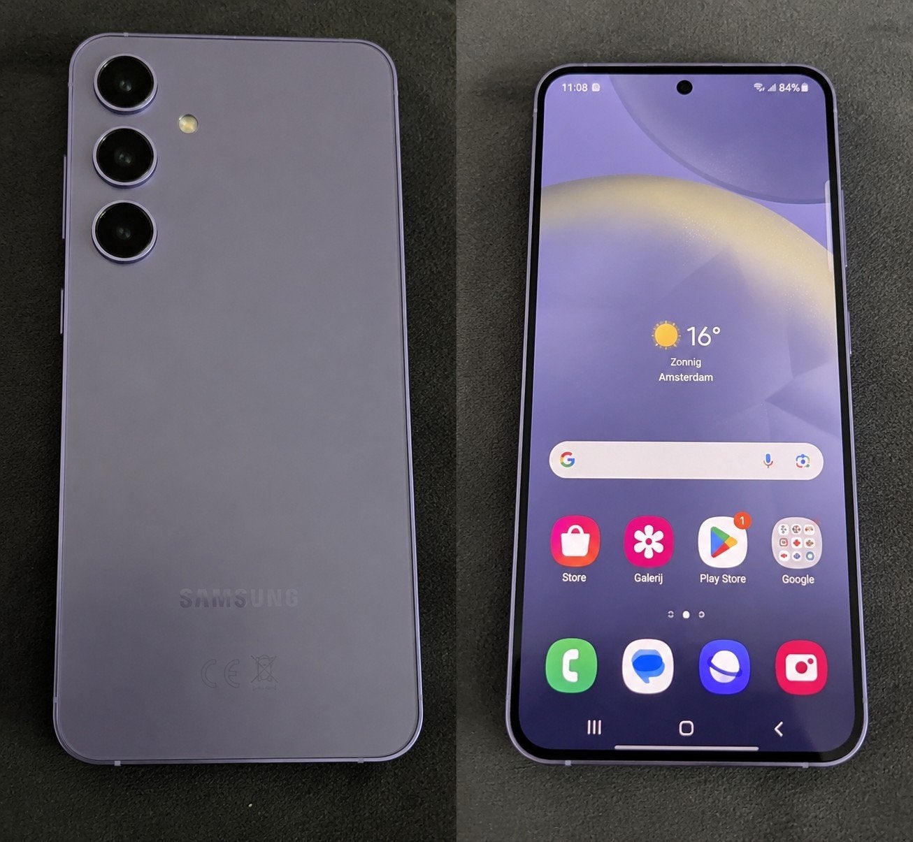 Samsung Galaxy S24 128GB – Lila, Telecommunicatie, Mobiele telefoons | Samsung, Ophalen, Galaxy S24, Paars, Zo goed als nieuw