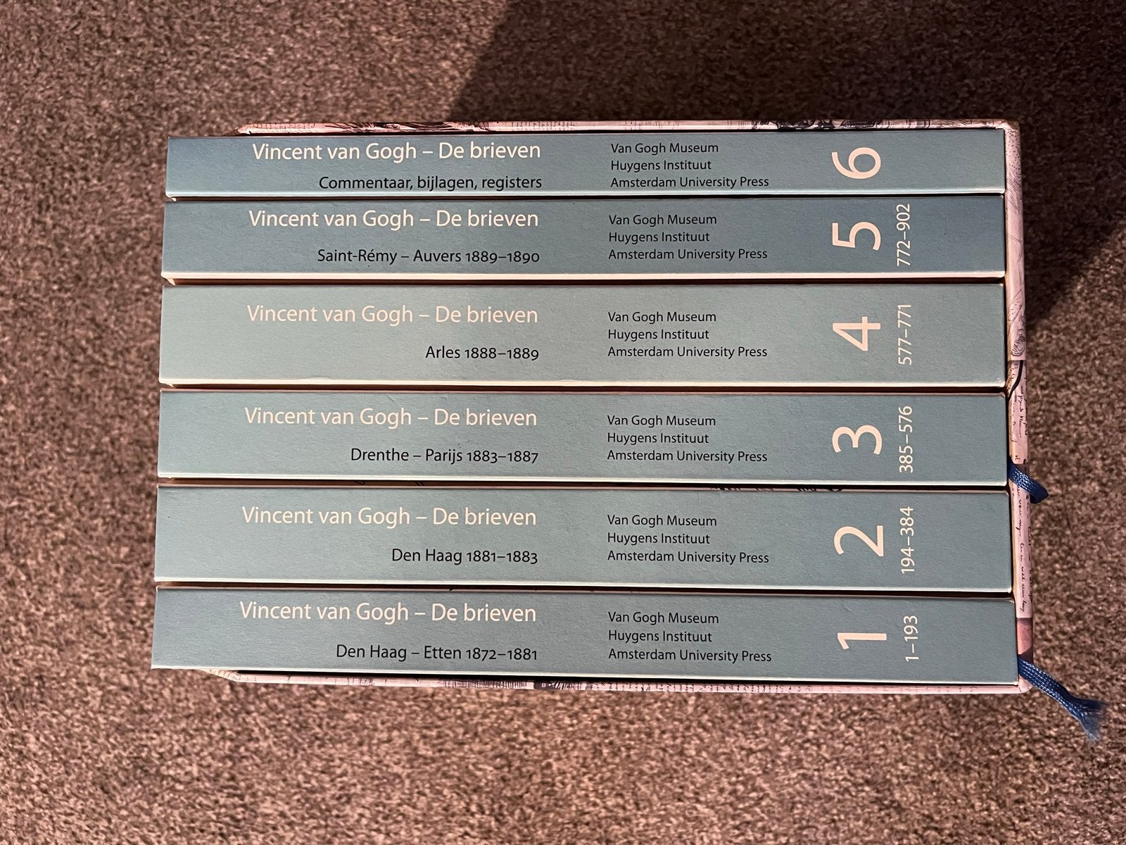 Vincent van Gogh - De brieven (complete set), Ophalen of Verzenden, Zo goed als nieuw, Kunst en Cultuur