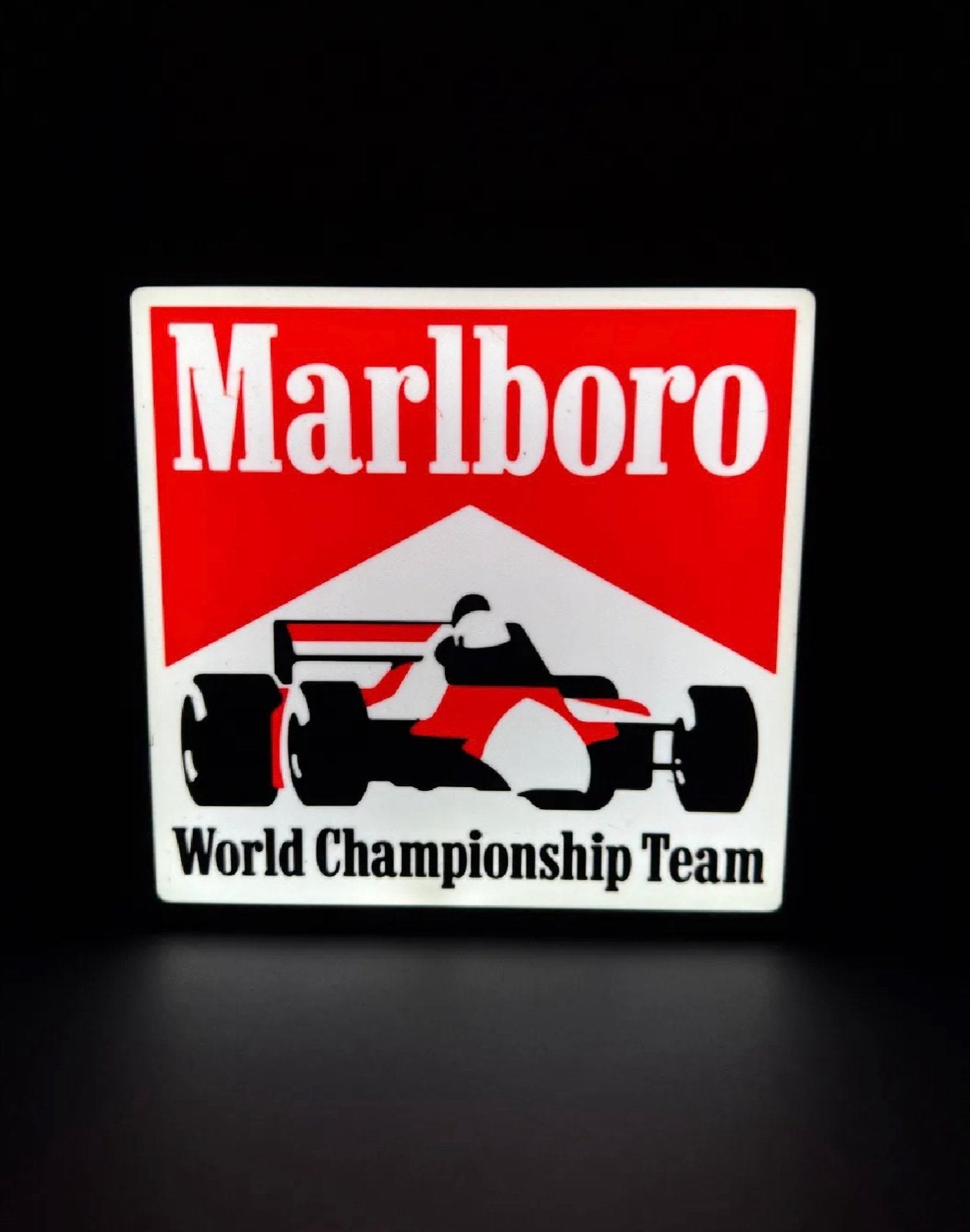 Marlboro World Championship Team Formule 1 Sticker, Verzenden, Zo goed als nieuw, Lichtbak of (neon) lamp