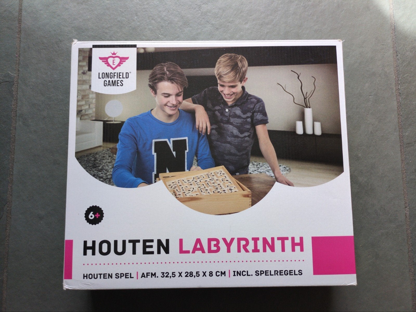 Longfield Games Houten Labyrinth, Kinderen en Baby's, Ophalen of Verzenden, Zo goed als nieuw