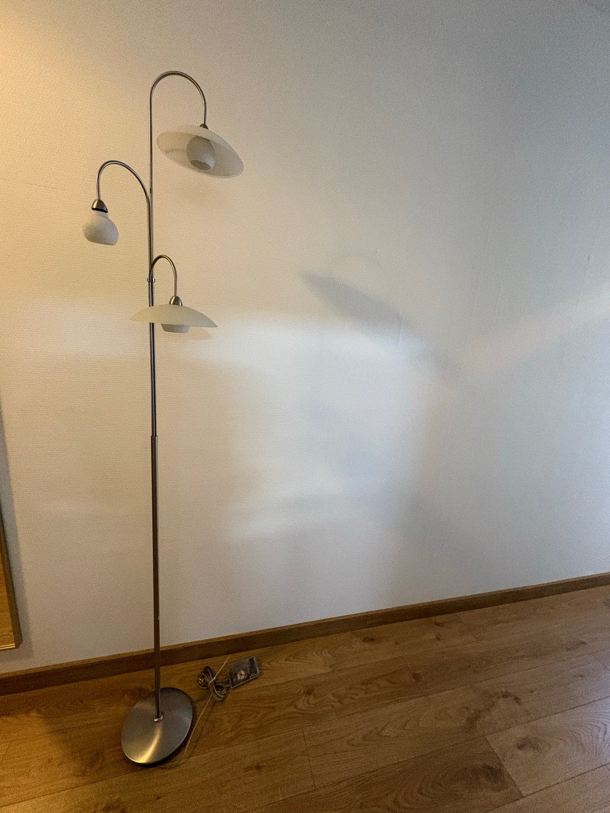 Hoge Schemerlamp/Leeslamp - ca. 180 cm, Ophalen, Gebruikt, Metaal, 150 tot 200 cm