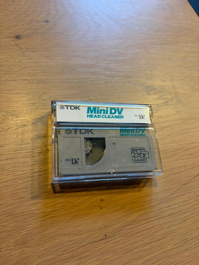 TDK MiniDV Head Clean, Audio, Tv en Foto, Videocamera's Digitaal, Ophalen, Zo goed als nieuw, JVC, 20x of meer