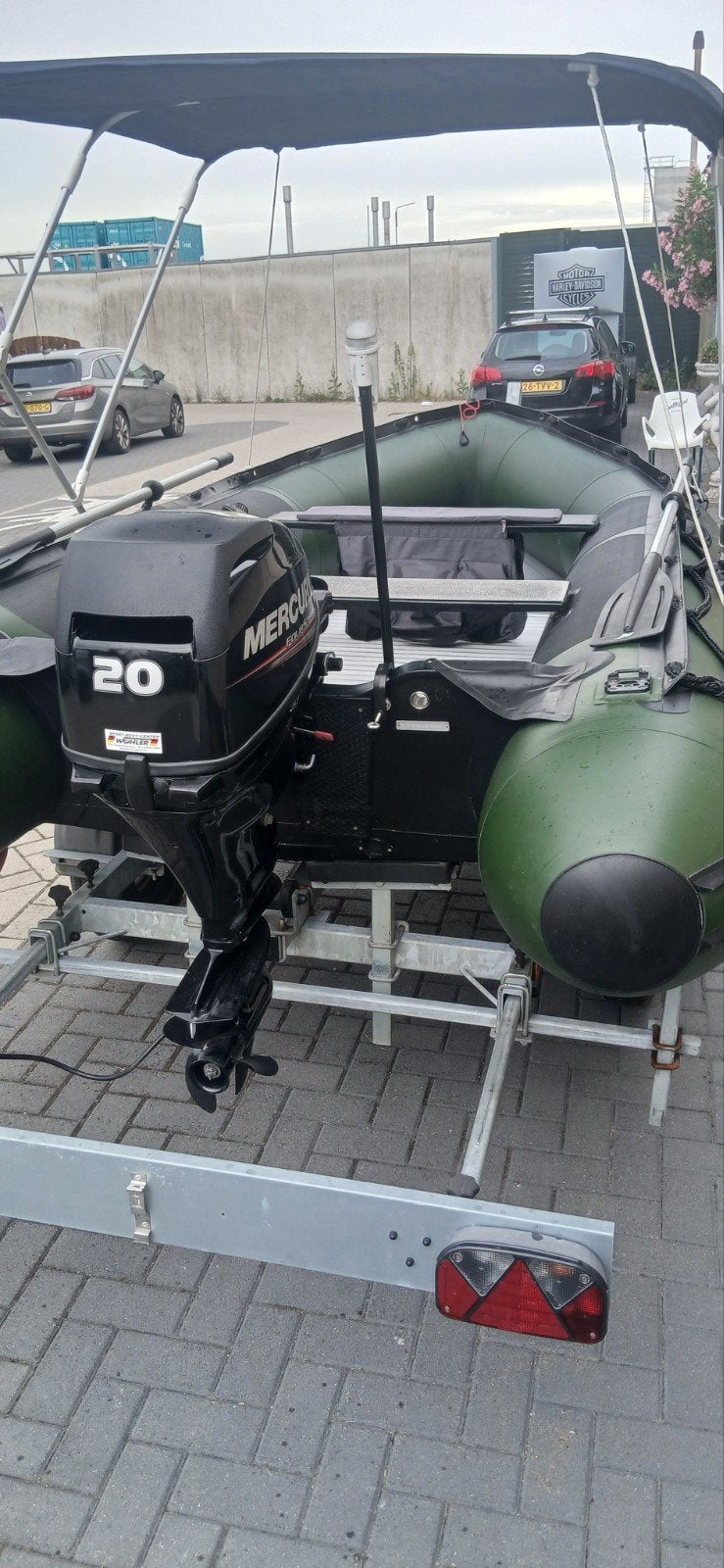 mercury adventure rubberboot, Ophalen of Verzenden, Aluminium, Mercury